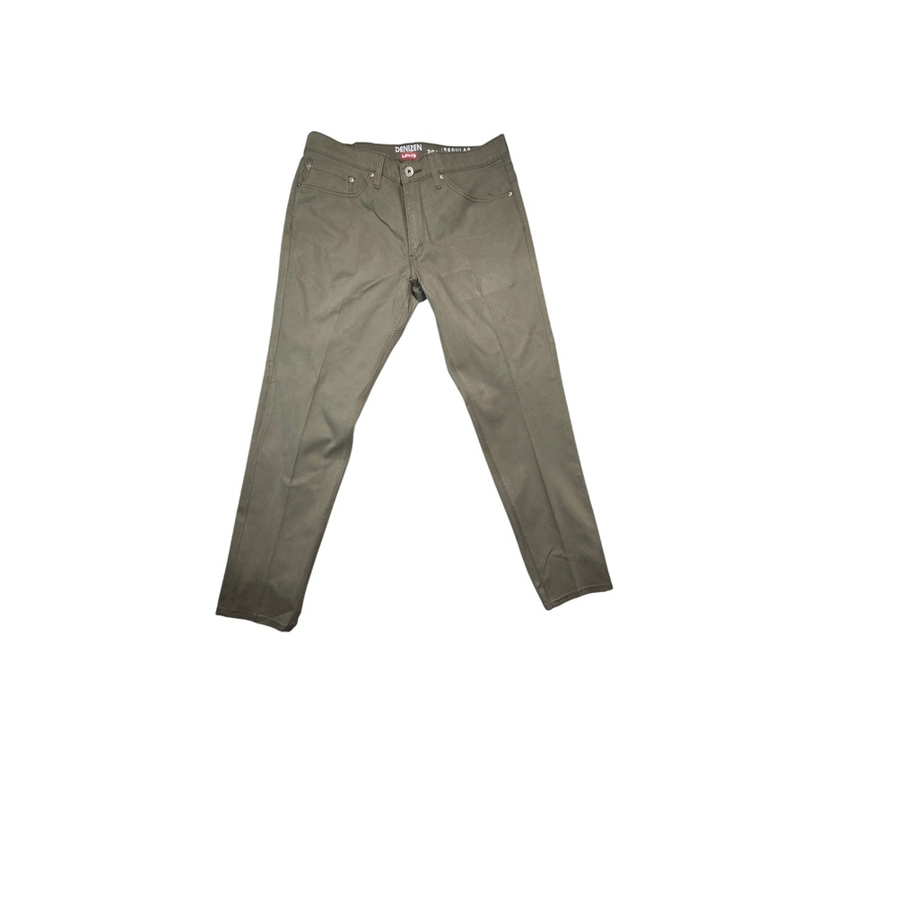 Denizen Levi's 208 Regular Taper Fit Pants Mens 34 Green Stretch Chino Gorpcore